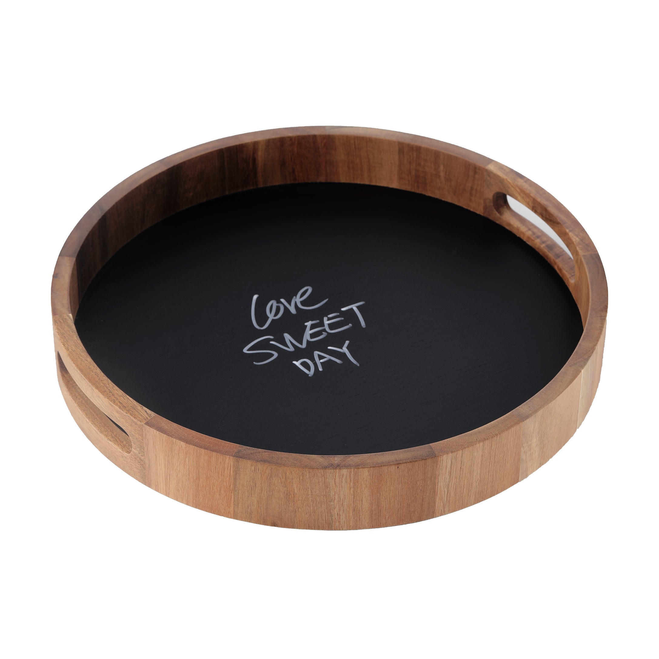 Metal Handle Round Cutting Board with Handles – DOFIRA