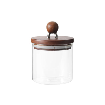 Metal Handle Glass Storage Jars with Airtight Lids