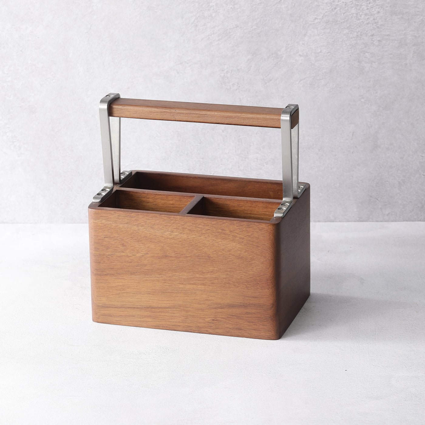 Metal Handle Kitchen Tableware Storage Box