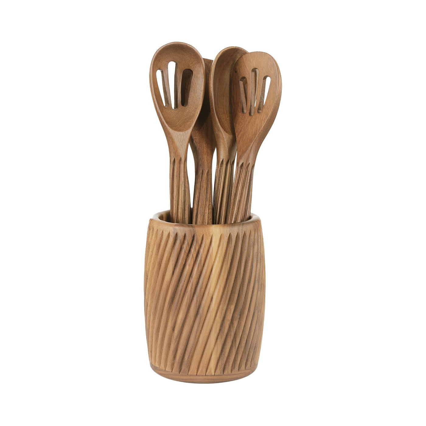 Spiral Slotted Spoons & Spoon Sets