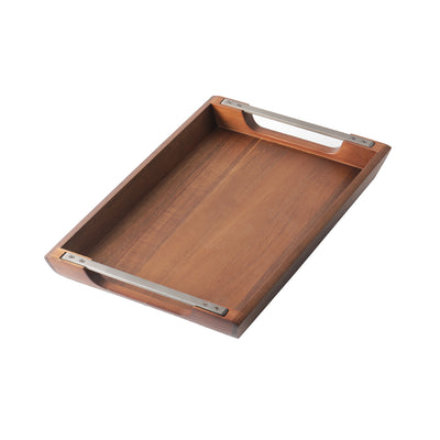 Metal Handle Serving Tray with Handles 1