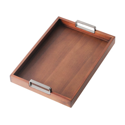 Metal Handle Serving Tray with Handles 2