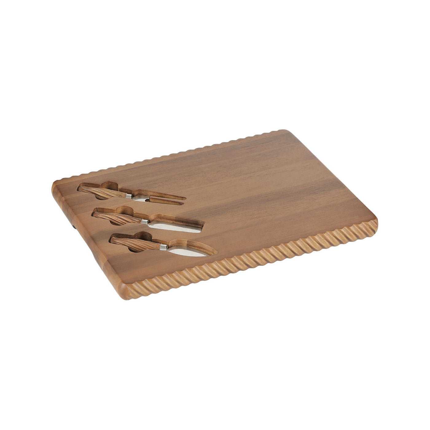 Spiral Cheese Board and Knife Set