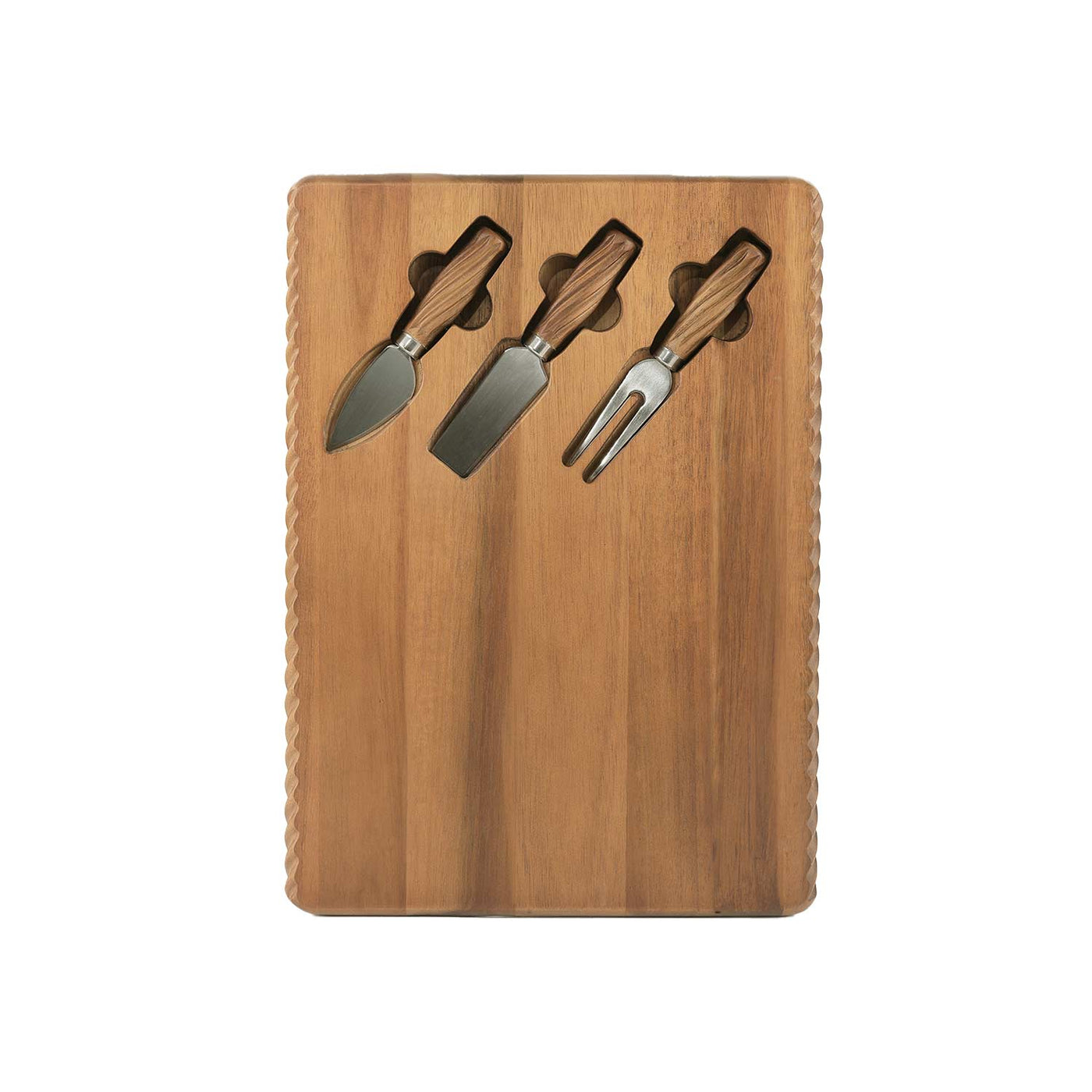 Spiral Cheese Board and Knife Set