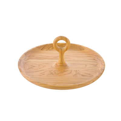 Ring Handle Snacks Plate