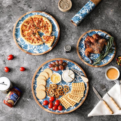 Blossoms Serving Trays Snacks Plate