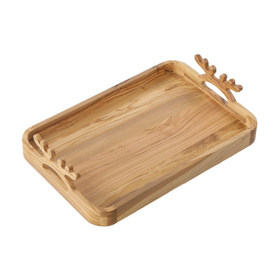 Forest Stag Serving Trays with Handles