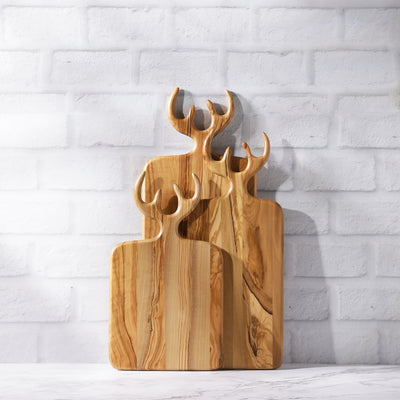 Forest Stag Square Cutting Boards