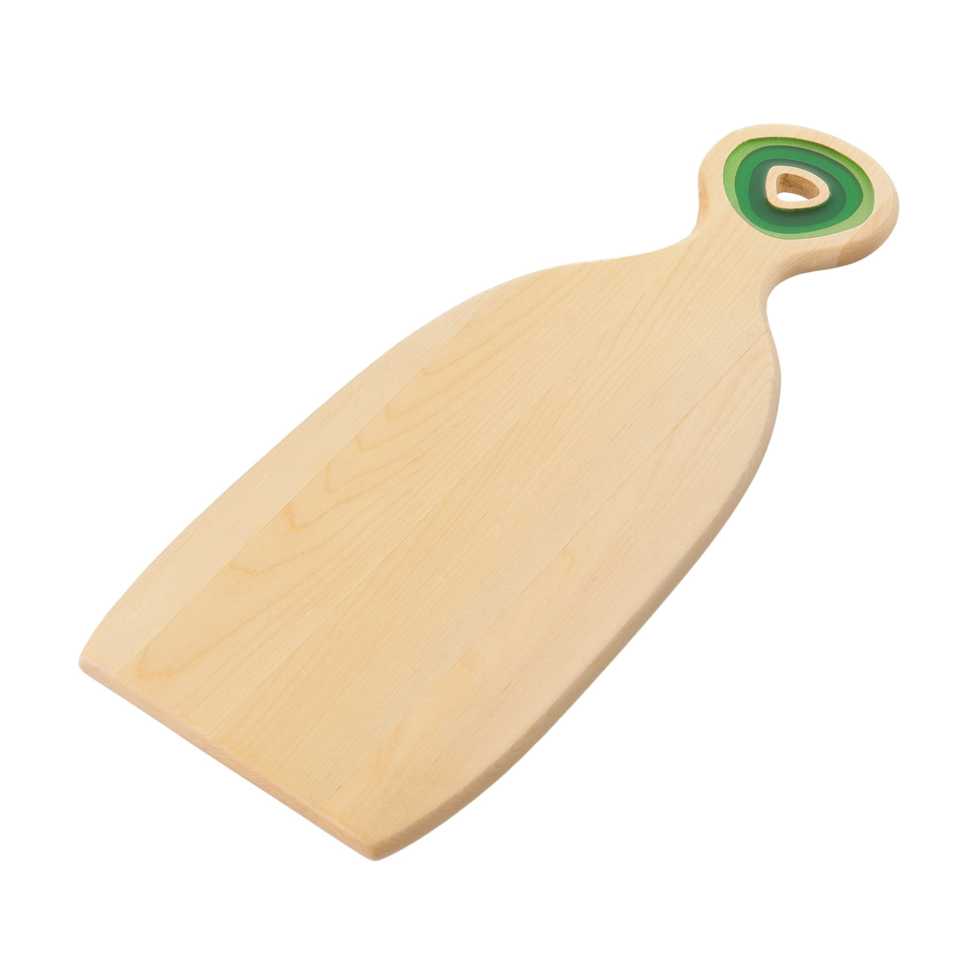 Moraine Lake Serving Board with Colored Handle