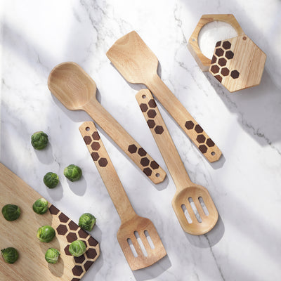 Hex Stars Slotted Spoons & Spoon Sets