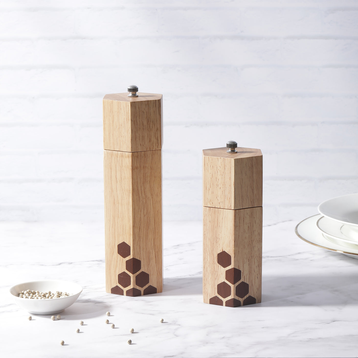 Hex Stars Pepper Mills