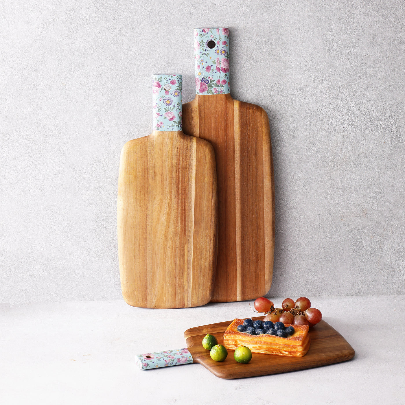 Blossoms Serving Board with  Handle