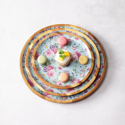 Blossoms Serving Trays Snacks Plate