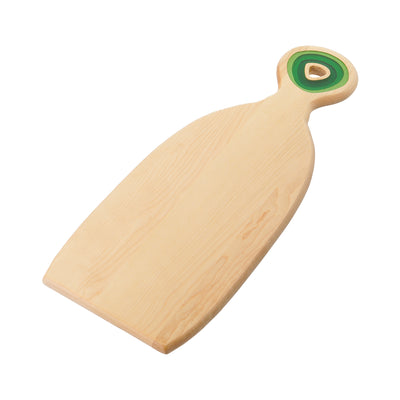 Moraine Lake Serving Board with Colored Handle