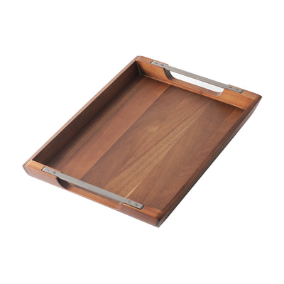 Metal Handle Serving Tray with Handles 1