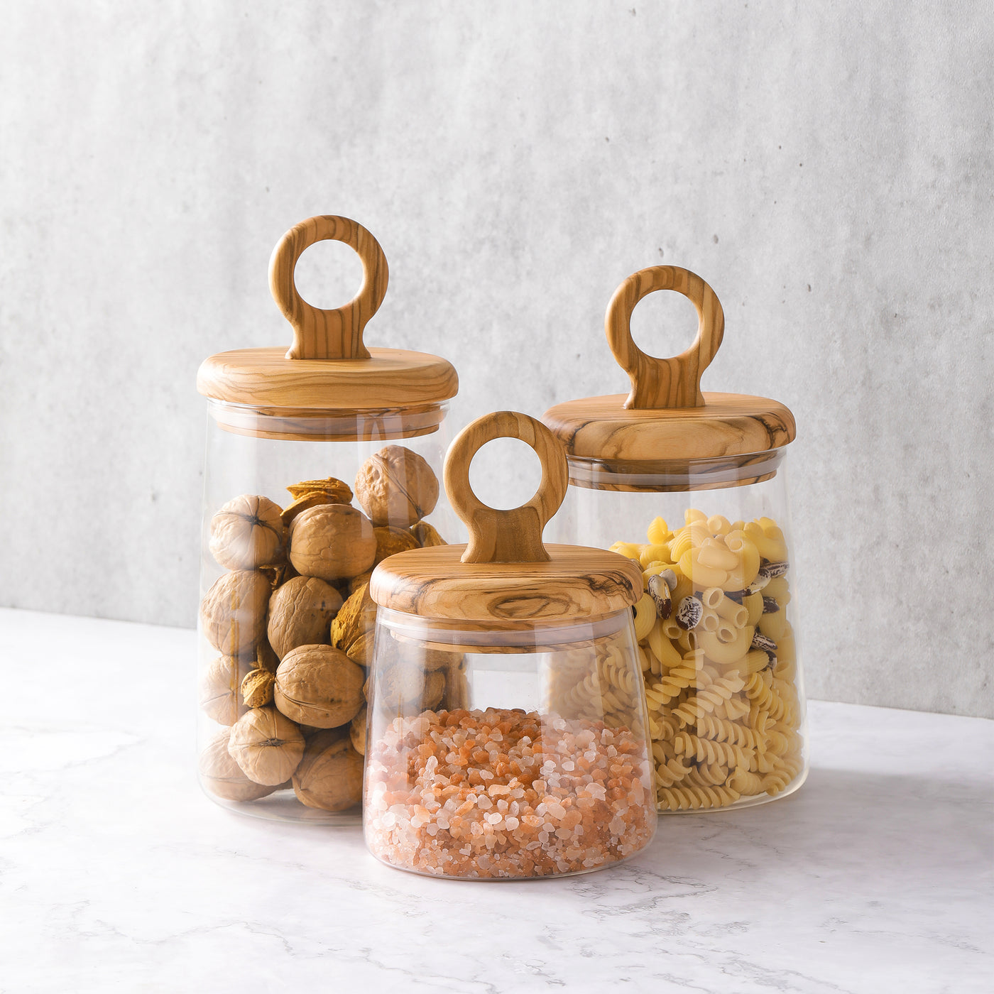 Musa Glass Storage Jars with Airtight Lids – DOFIRA