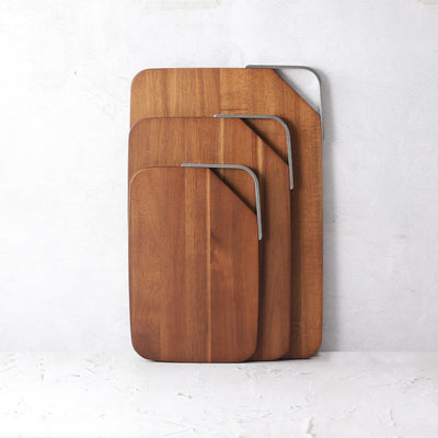 Metal Handle Cutting Board