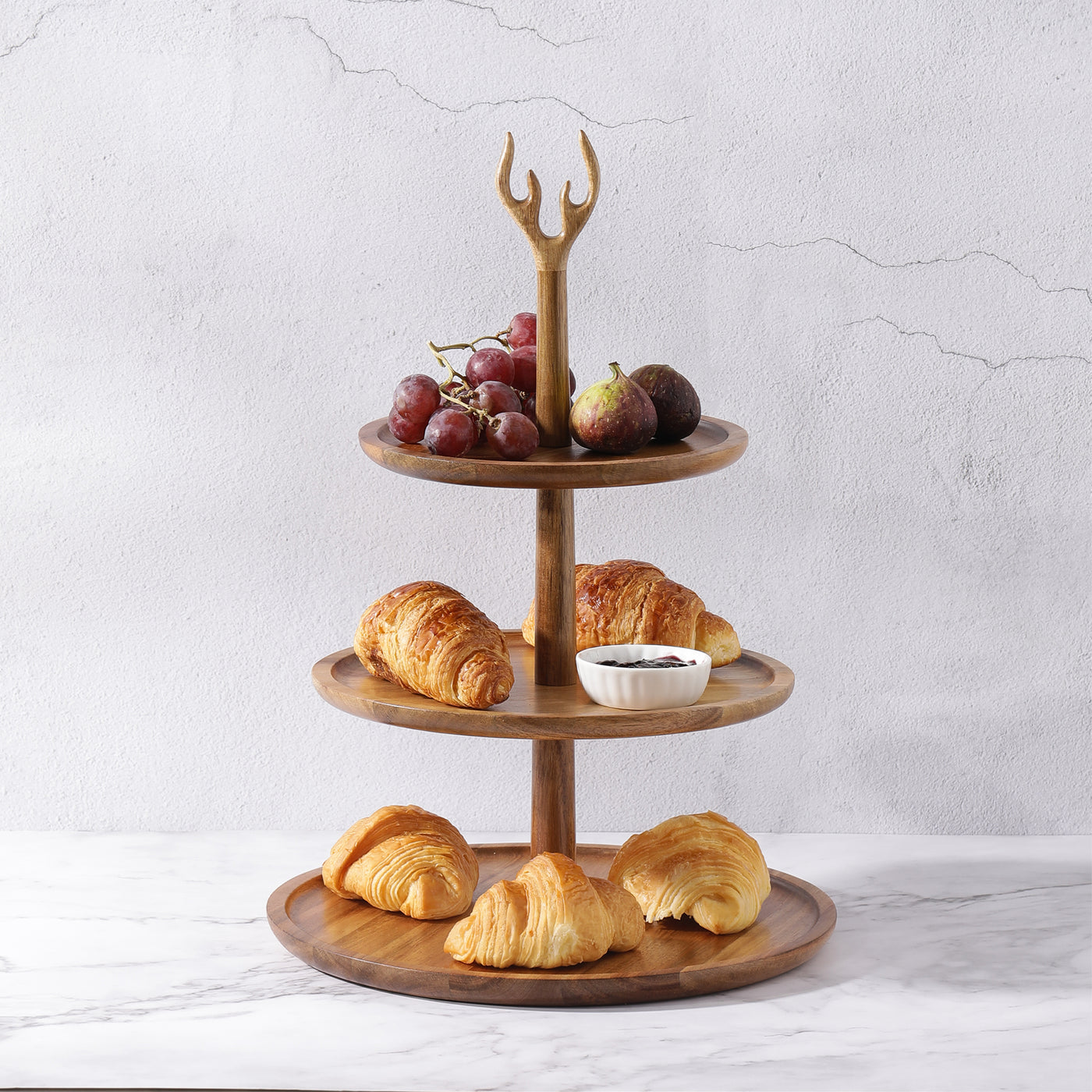 Forest Stag 3 Tiered Serving Stand