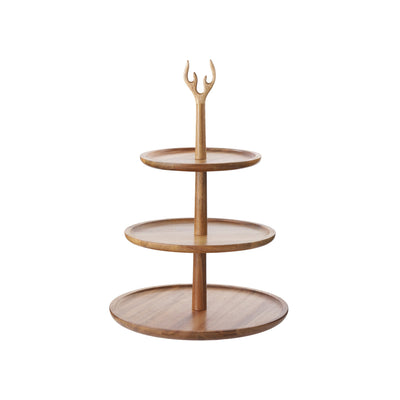 Forest Stag 3 Tiered Serving Stand