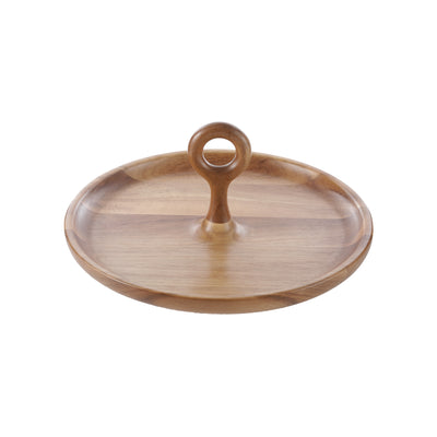 Ring Handle Snacks Plate