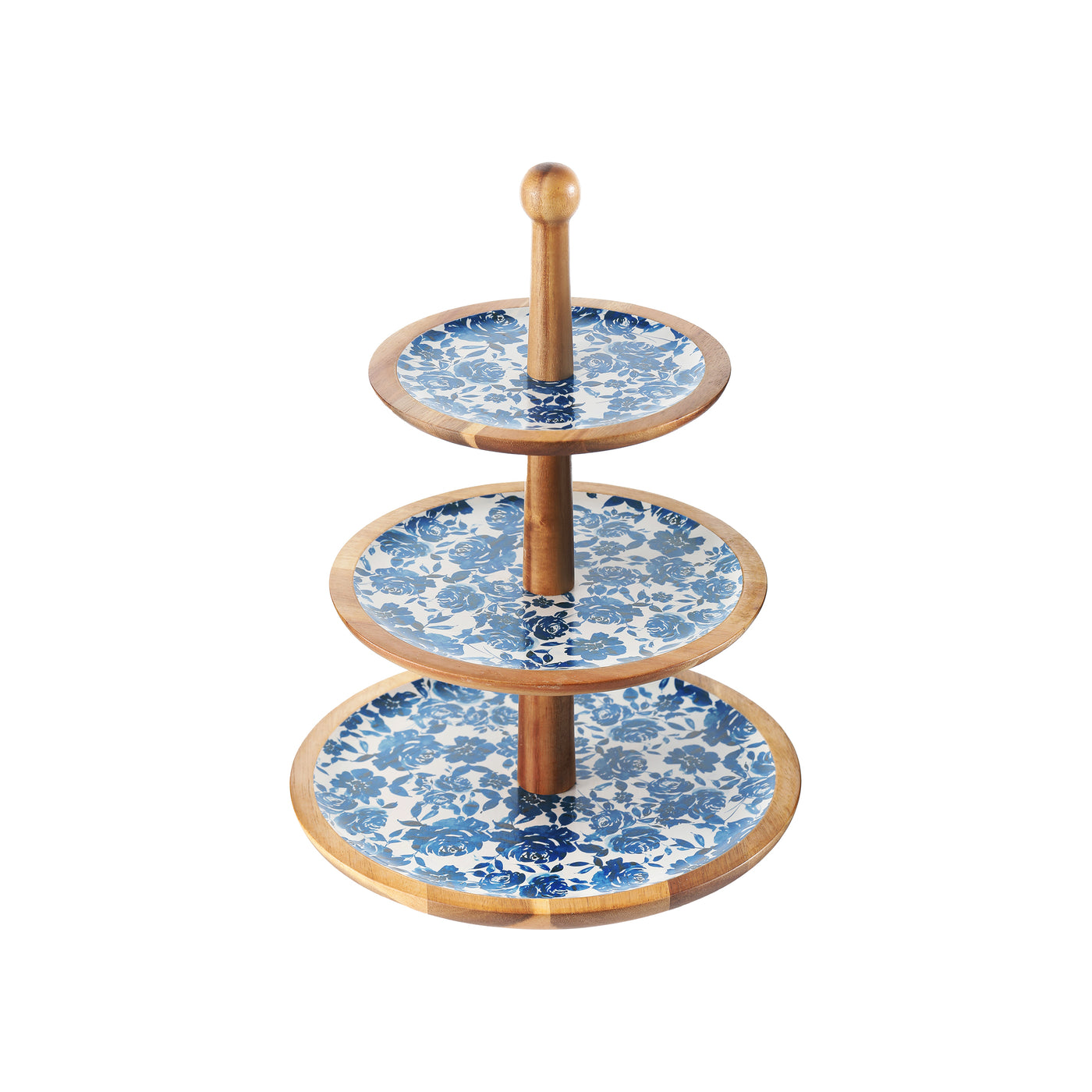 Blossoms 3 Tiered Serving Stand