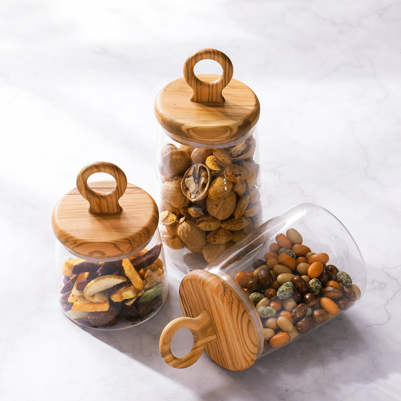 Musa Glass Storage Jars with Airtight Lids – DOFIRA