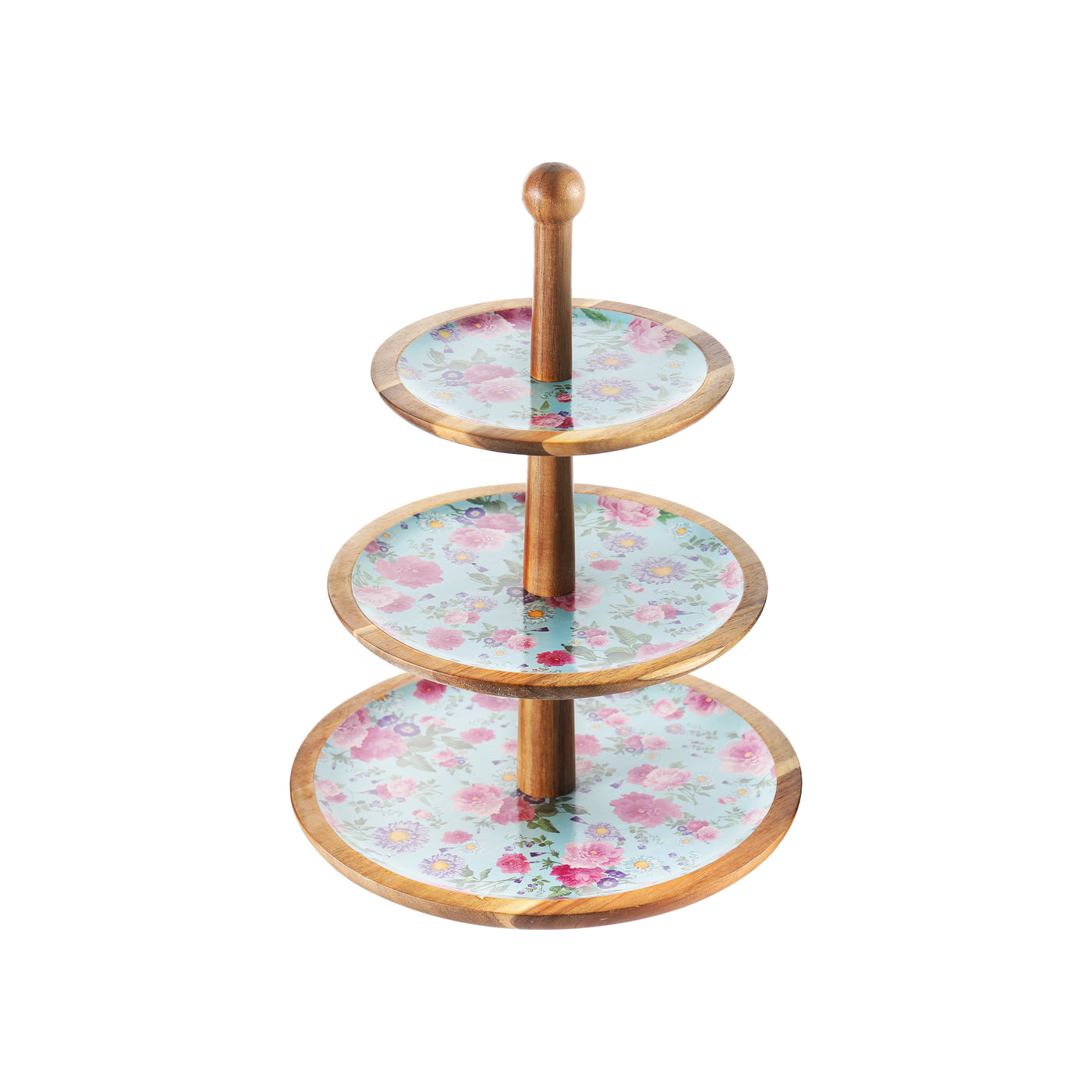 Blossoms 3 Tiered Serving Stand