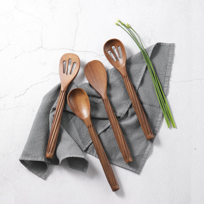 Spiral Slotted Spoons & Spoon Sets