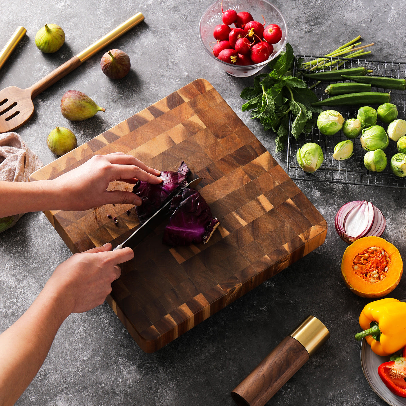 Brass Sabot Cutting Board