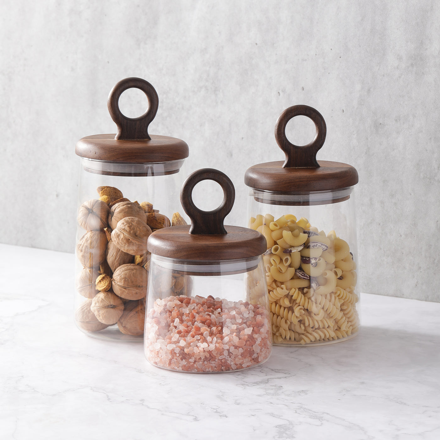 Musa Glass Storage Jars with Airtight Lids – DOFIRA