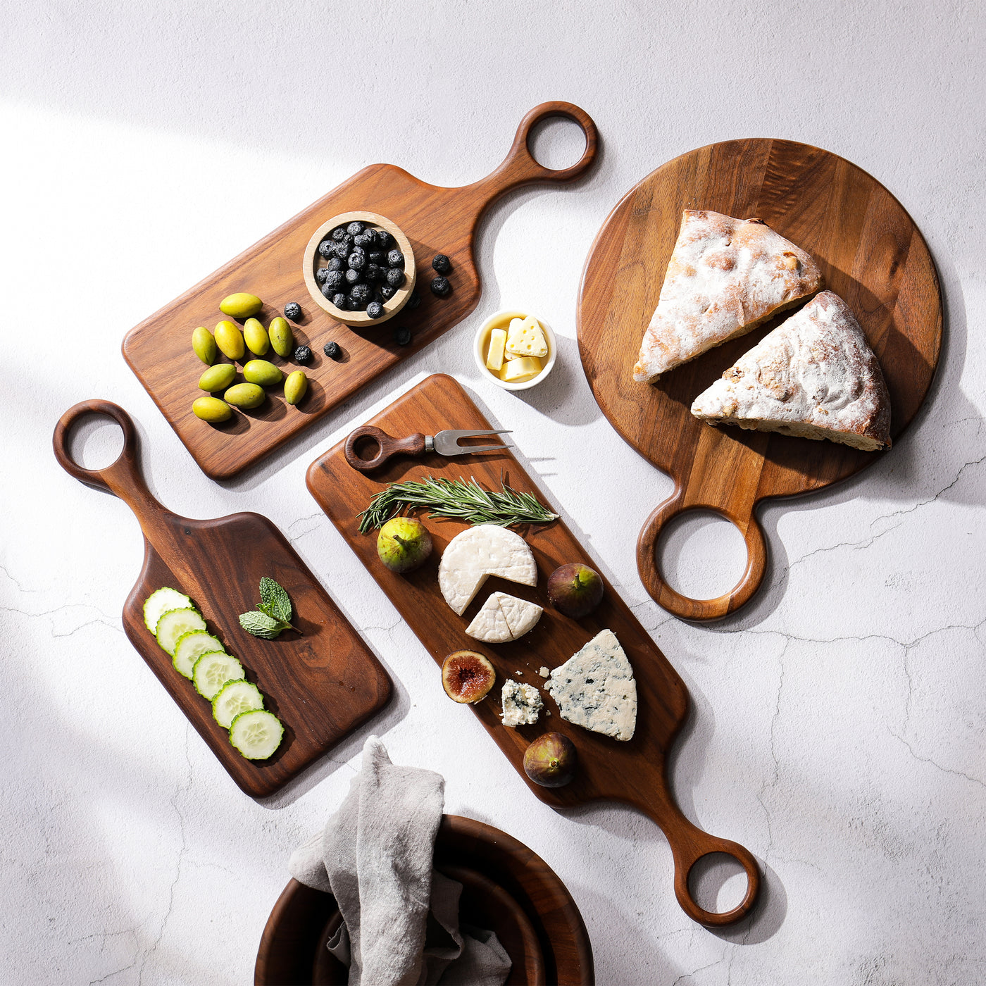 Ring Handle Serving Board