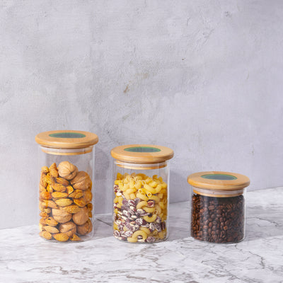 Moraine Lake Glass Storage Jars