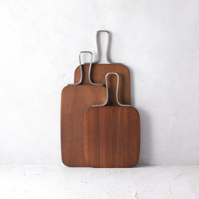 Metal Handle Serving Board with Handles