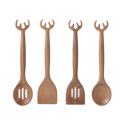 Forest Stag Slotted Spoons & Spoon Sets