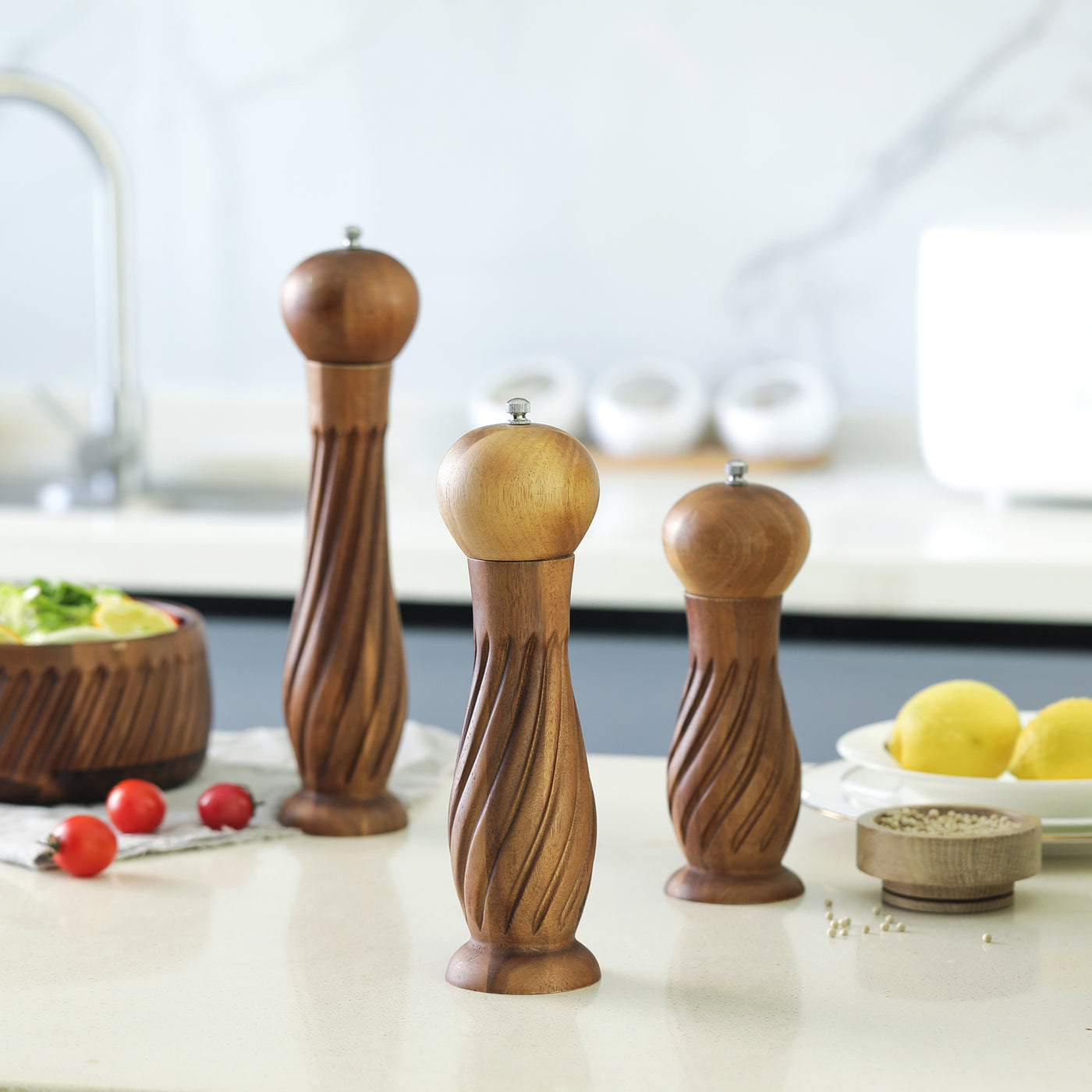 Spiral Pepper Mills