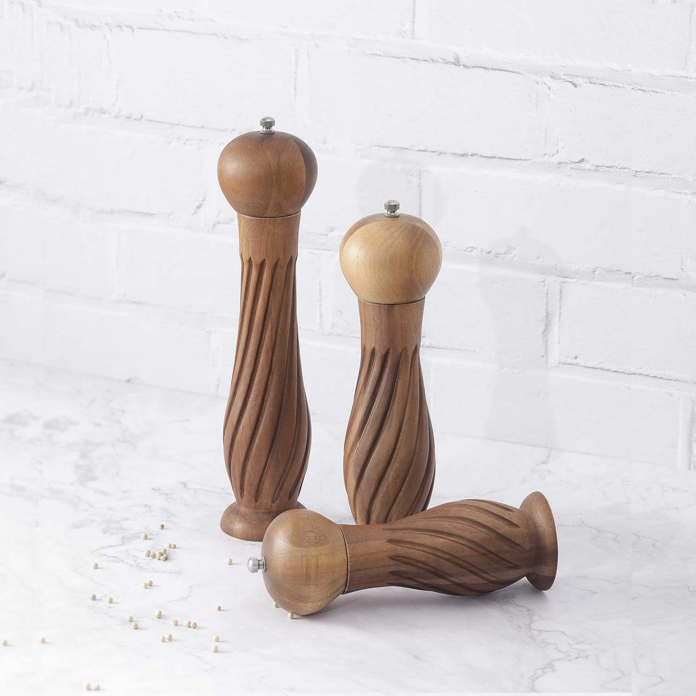 Spiral Pepper Mills