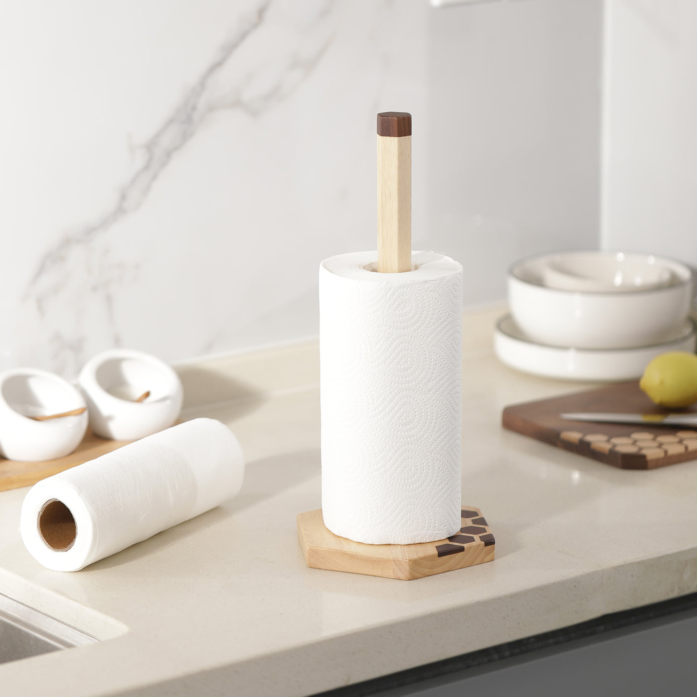 Hex Stars Paper Towel Holder