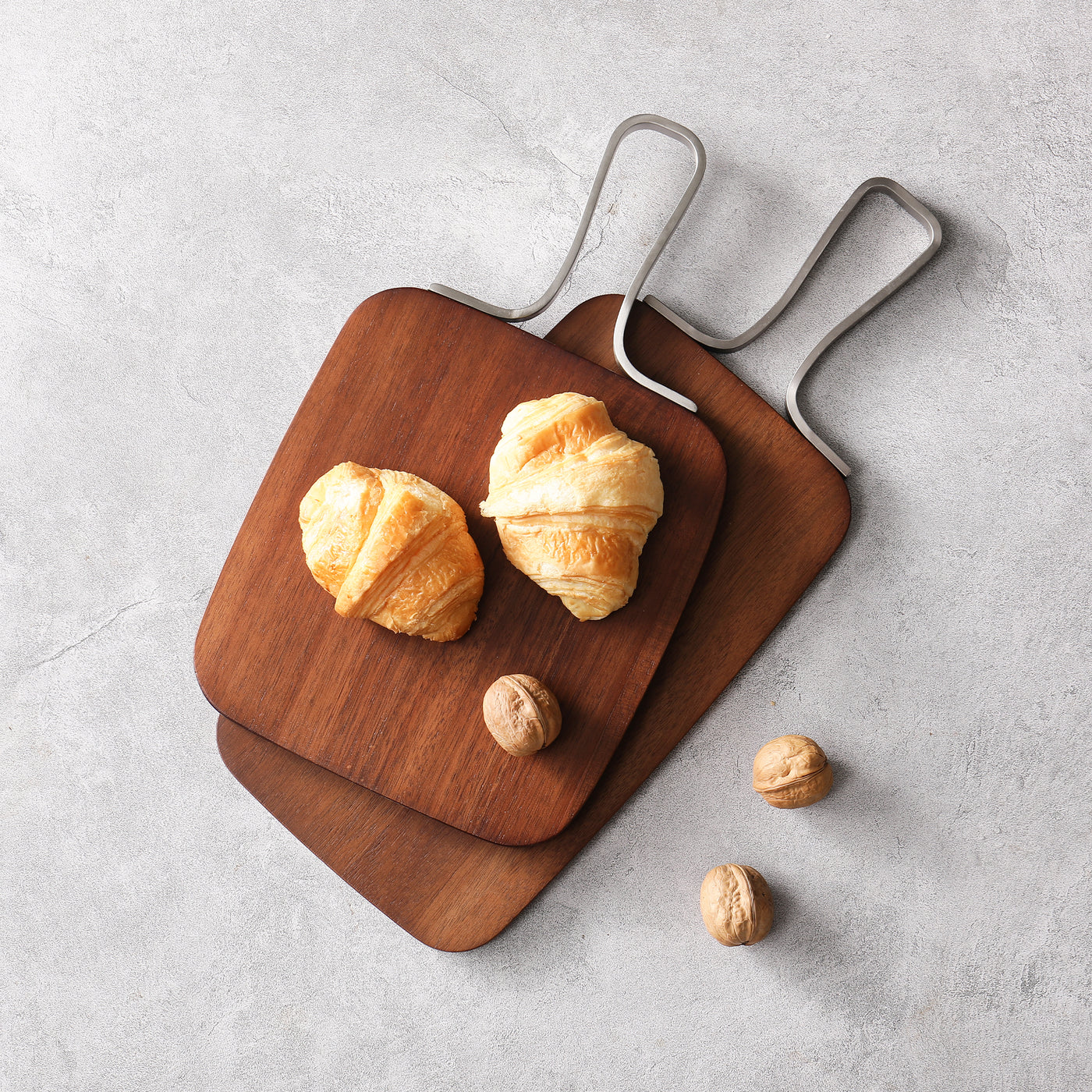 Metal Handle Serving Board with Handles